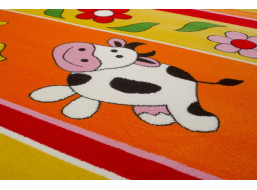 Dětský koberec FARM orange