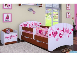 Dětská postel se šuplíkem 180x90cm FALL IN LOVE