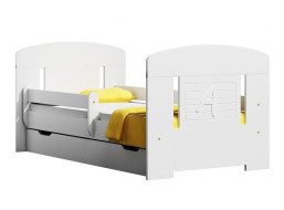 Dětská postel se šuplíky SCHOOL 160x80 cm + matrace