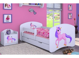 Dětská postel se šuplíkem 180x90cm JEDNOROŽEC