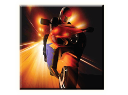 Obraz na plátně 30x30cm FAST MOTORBIKE - vzor 48