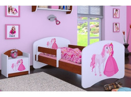Dětská postel bez šuplíku 160x80cm PRINCEZNA A KONÍK