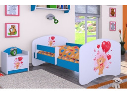 Dětská postel bez šuplíku 180x90cm MEDVÍDEK S BALONKY