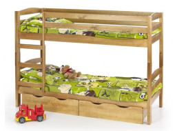 Dětská patrová postel bez šuplíků 190x80cm SAMUEL + matrace ZDARMA!