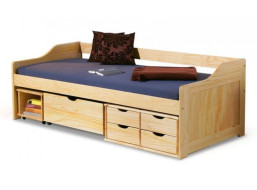 Dětská postel z masivu se šuplíky 200x90cm - MAXIMUS