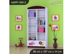 Dětský úložný regál MADAGASKAR - TYP 13 - VYSOKÝ