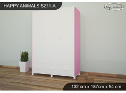 Dětská skříň BÍLÁ - TYP 11A
