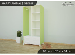Dětská skříň ZVÍŘECÍ KAMARÁDI - TYP 6B