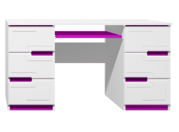 Psací stůl - BOSTON TYP B - tmavě fialová