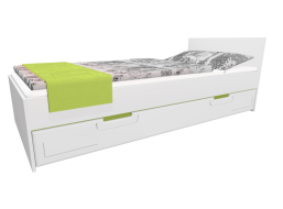 Dětská postel se šuplíkem - BOSTON 200x90 cm - zelená