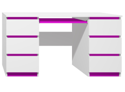 Psací stůl - CITY TYP B - tmavě fialová