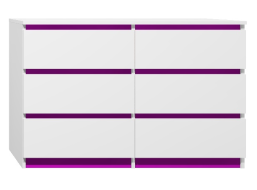 Komoda - CITY TYP D - tmavě fialová
