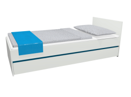 Dětská postel se šuplíkem - CITY 200x90 cm - tmavě modrá