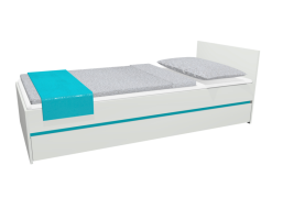 Dětská postel se šuplíkem - CITY 200x90 cm - tyrkysová