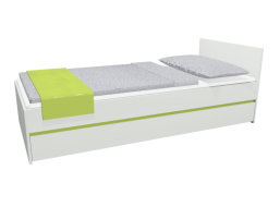 Dětská postel se šuplíkem - CITY 200x90 cm - zelená