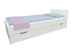 Dětská postel se šuplíkem - MODERN 200x90 cm - fialová