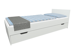 Dětská postel se šuplíkem - MODERN 200x90 cm - grafit