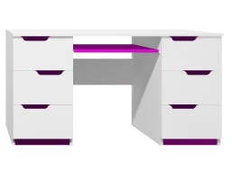 Psací stůl - MODERN TYP B - tmavě fialová