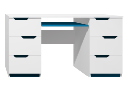 Psací stůl - MODERN TYP B - tmavě modrá