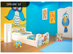 Dětská postel se šuplíkem 160x80cm ZVÍŘÁTKA + matrace ZDARMA!
