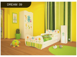 Dětská postel se šuplíkem 160x80cm ROZKVETLÁ LOUKA + matrace ZDARMA!