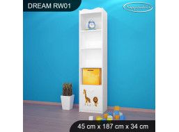 Dětský úložný regál - SAFARI PÁRTY - TYP 1 - VYSOKÝ