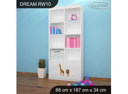 Dětský úložný regál - SAFARI PÁRTY - TYP 10 - VYSOKÝ