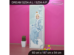 Dětská skříň LEDOVÁ PRINCEZNA - TYP 4A
