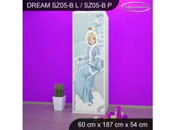 Dětská skříň LEDOVÁ PRINCEZNA - TYP 5B