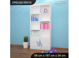Dětský úložný regál - LEDOVÁ PRINCEZNA - TYP 10 - VYSOKÝ