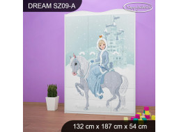 Dětská skříň LEDOVÁ PRINCEZNA - TYP 9A