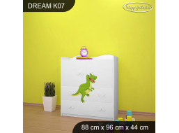 Dětská komoda DINOSAUŘI - TYP 7