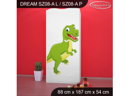 Dětská skříň DINOSAUŘI - TYP 8A