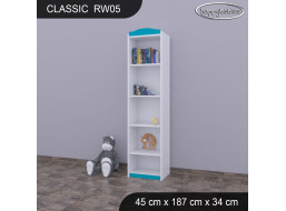 Dětský regál vysoký CLASSIC - TYP 5