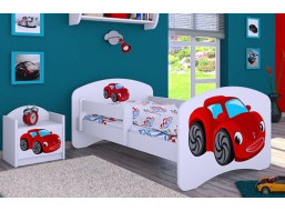 Dětská postel bez šuplíku 140x70cm RED CAR