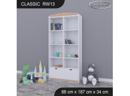Dětský regál vysoký CLASSIC - TYP 13
