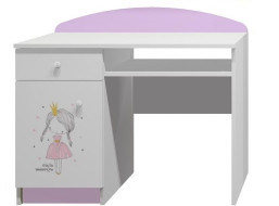 Psací stůl RŮŽOVÁ PRINCEZNA - TYP A