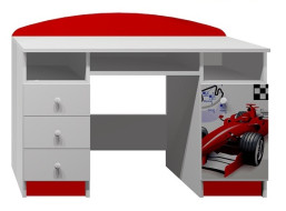 Psací stůl ČERVENÁ FORMULE - TYP B
