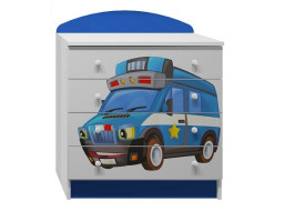 Komoda POLICEJNÍ AUTO - TYP A