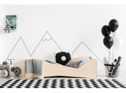 Dětská postel z masivu BOX model 5 - 180x90 cm