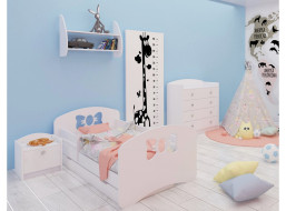 Dětská postel se šuplíkem 190x90 cm s výřezem MAŠLIČKA + matrace ZDARMA!
