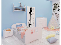 Dětská postel se šuplíkem 140x70 cm s výřezem MAŠLIČKA + matrace ZDARMA!