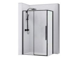 Sprchový kout MAXMAX Rea SOLAR 120x90 cm - černý