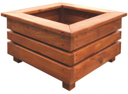 Dřevěný květináč 54x54x36 cm