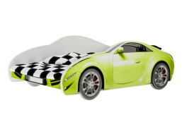 Dětská autopostel S-CAR 140x70 cm - zelená
