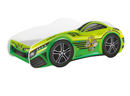 Dětská postel auto JAY 140x70 cm - zelená (9)
