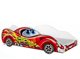 Dětská postel auto STUART 180x90 cm - červená (1)