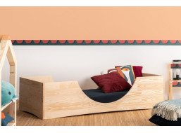 Dětská designová postel z masivu PEPE 2 - 180x90 cm