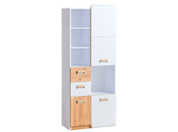 Kombinovaná skříň LORENTO - WHITE 4