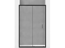 Sprchové dveře MAXMAX MEXEN APIA 140 cm - BLACK, 845-140-000-70-00